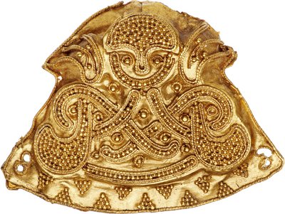 Guldbleck till dosspänne