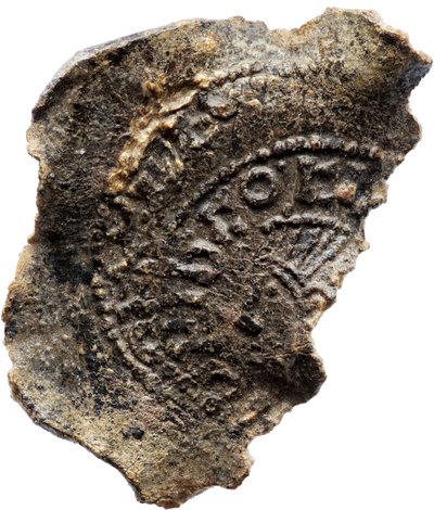 Blybit med stampavtryck, Sigtuna, cirka 1000–1020